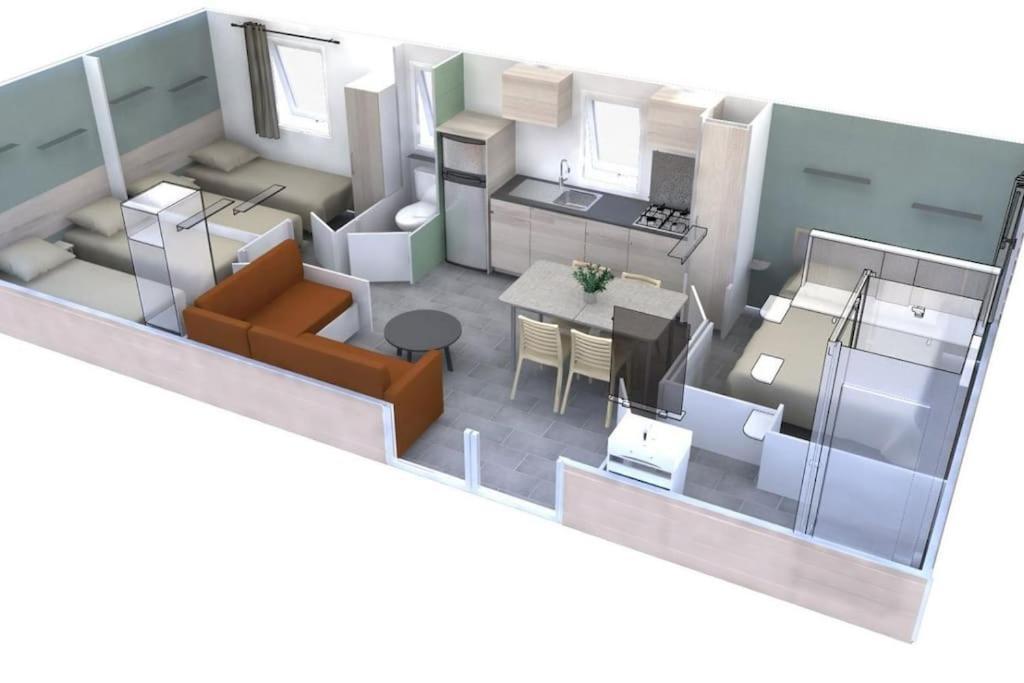 Calvi Mobil-Home Neuf Particulier Sur Camping Lumio  Εξωτερικό φωτογραφία